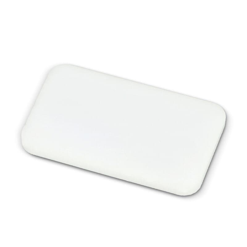 Badge aimanté 50x30mm, coloris Blanc