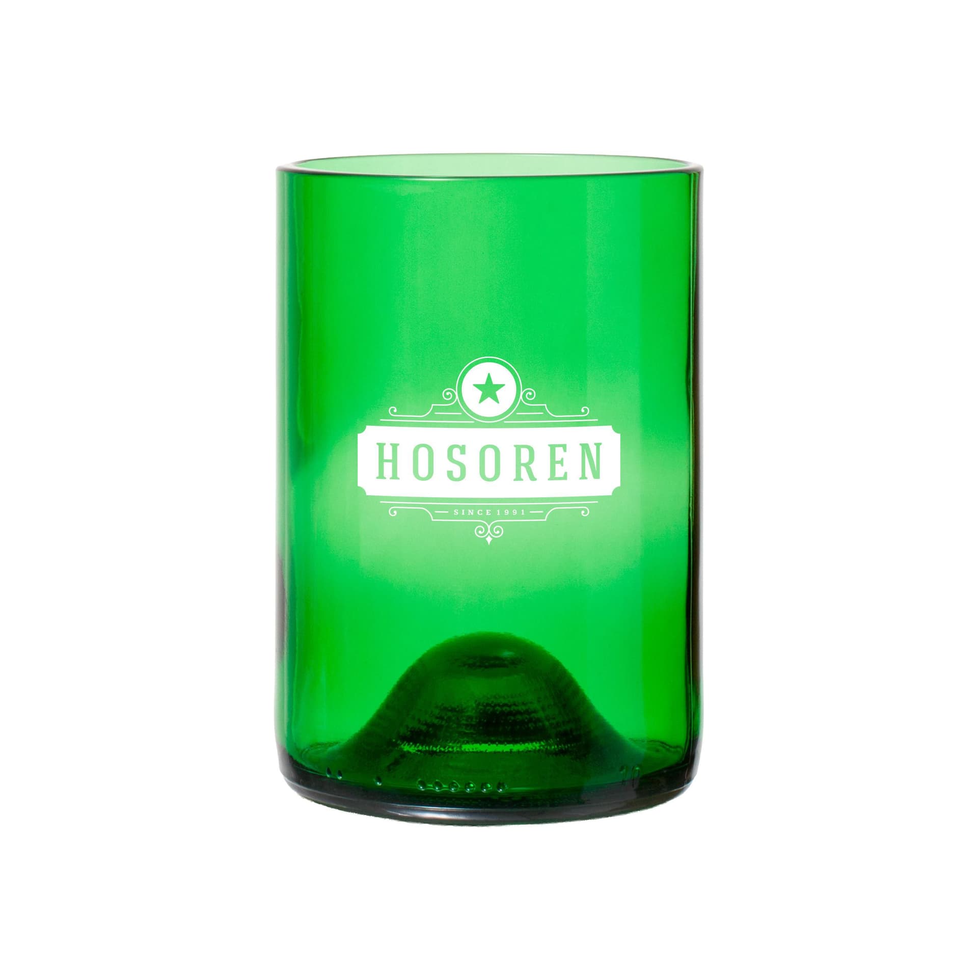 Rebottled® Tumbler 330 ml verre de boire : Vert