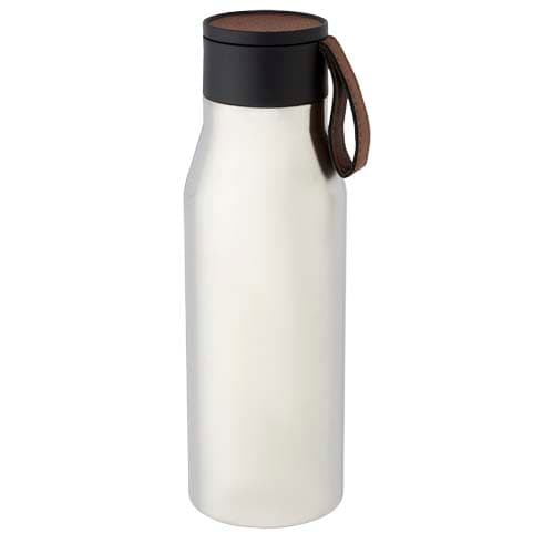 Bouteille Ljungan de 500 ml en acier inoxydable avec isolation par le vide et couche de cuivre : Argent
