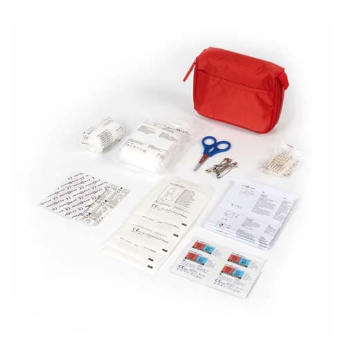 Kit de premiers secours 31 pièces Basic, coloris Rouge