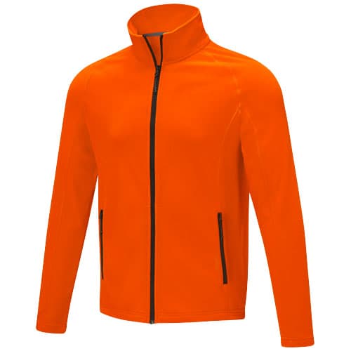 Veste polaire homme personnalisée, coloris Orange