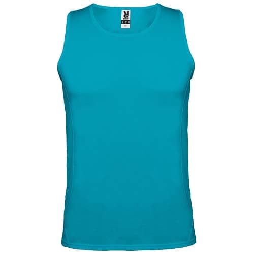 Débardeur de sport de 140 g/m² Andre pour homme, coloris Turquoise