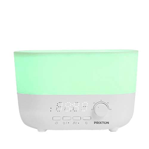 Humidificateur et diffuseur d’arômes 4 en 1 Prixton Connected, coloris Blanc