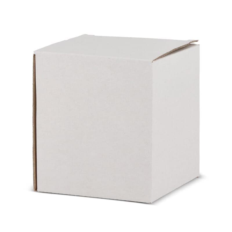 Boîte-cadeau personnalisée pour les mugs : Blanc