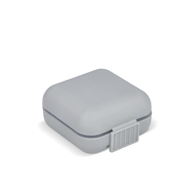 Boîte à pilules compacte, coloris Gris