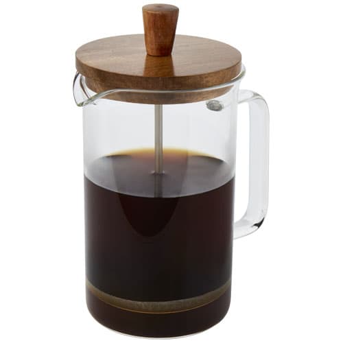 Presse à café Ivorie 600 ml, coloris Translucide / Bois