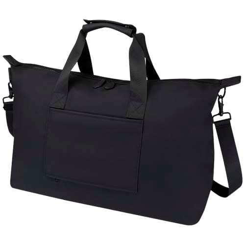 Sac de voyage Turner de 15,6" certifié GRS recyclé de 36 L, coloris Noir