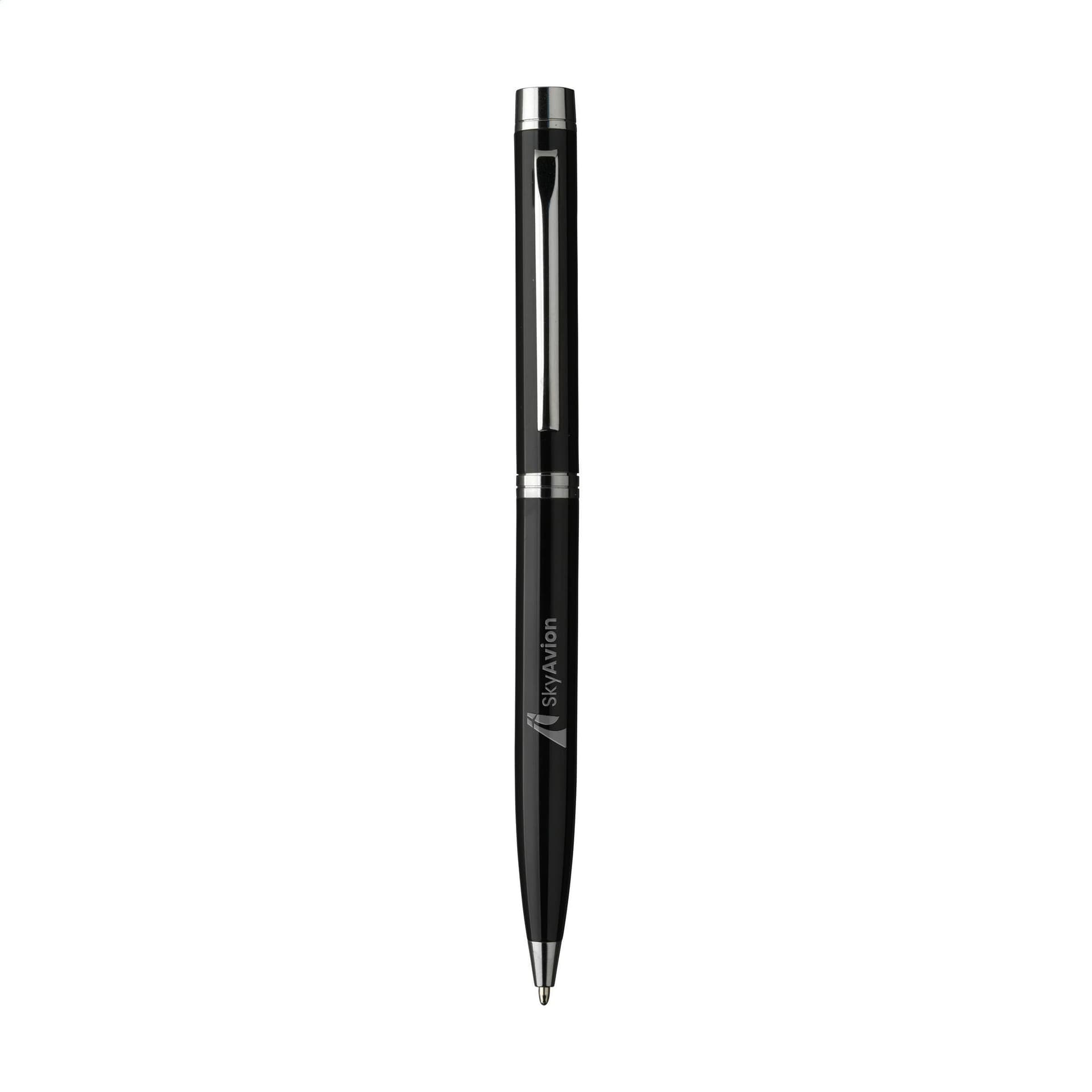Wilson RCS Recycled Steel Pen stylo, coloris Noir / Encre bleue