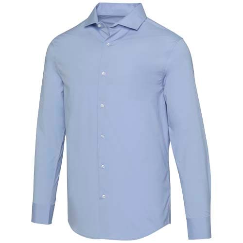 Chemise popeline homme personnalisée, coloris Bleu clair