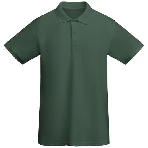 Polo de 210 g/m² Prince en coton organique à manches courtes pour homme, coloris Vert bouteille