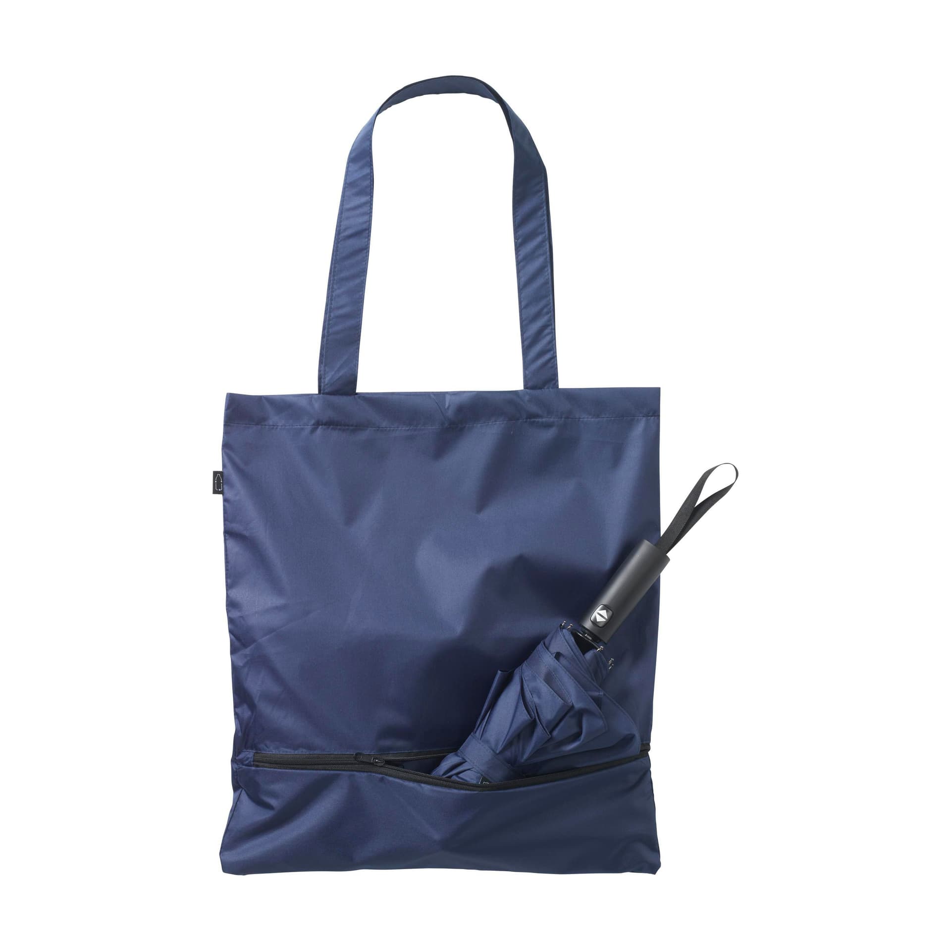 Nimbro RCS RPET parapluie pliable 21 inch, coloris Bleu marine