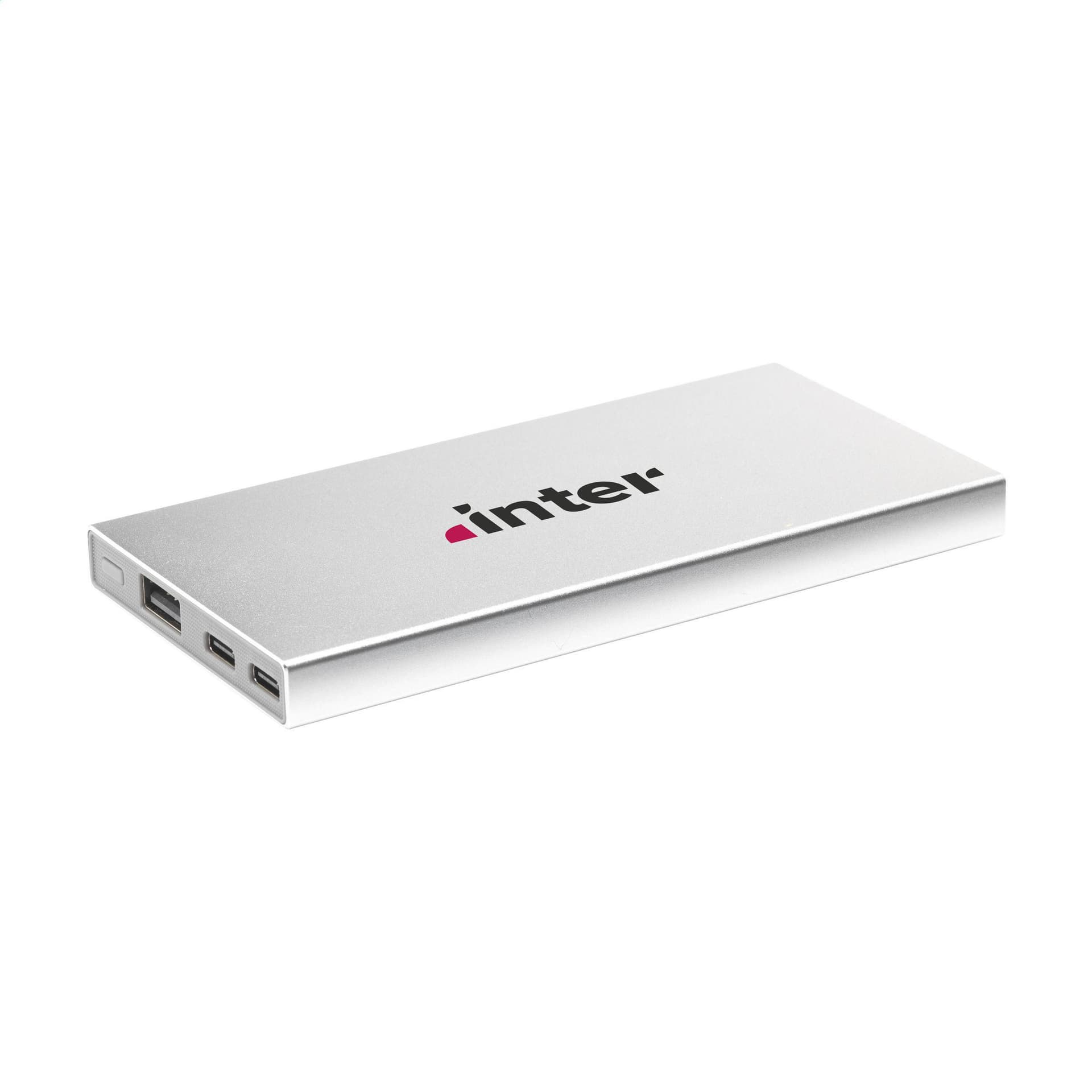 Tecco GRS Recycled Alu Powerbank 5000 chargeur externe, coloris Argenté