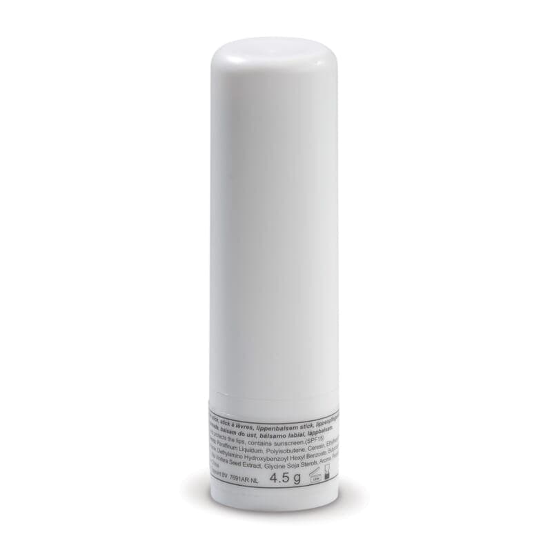 Stick à lèvres SPF 15, 7 cm, personnalisé : Blanc