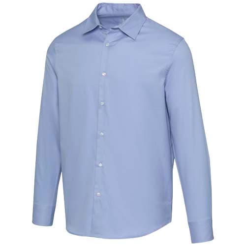 Chemise Citrine homme sergé 185 g/m² personnalisée, coloris Bleu clair