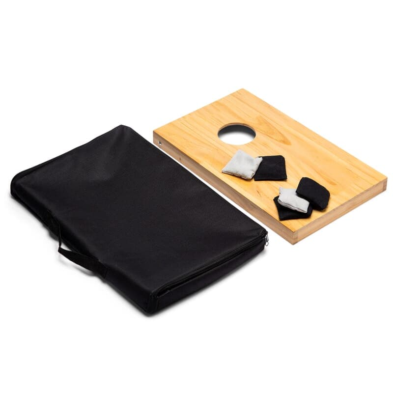 Corn Hole mini 30 × 50 cm personnalisé, coloris Bois
