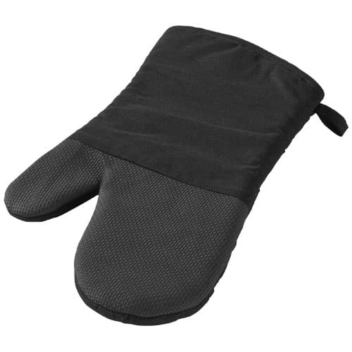 Manique Maya avec grip en silicone : Noir brillant / Noir