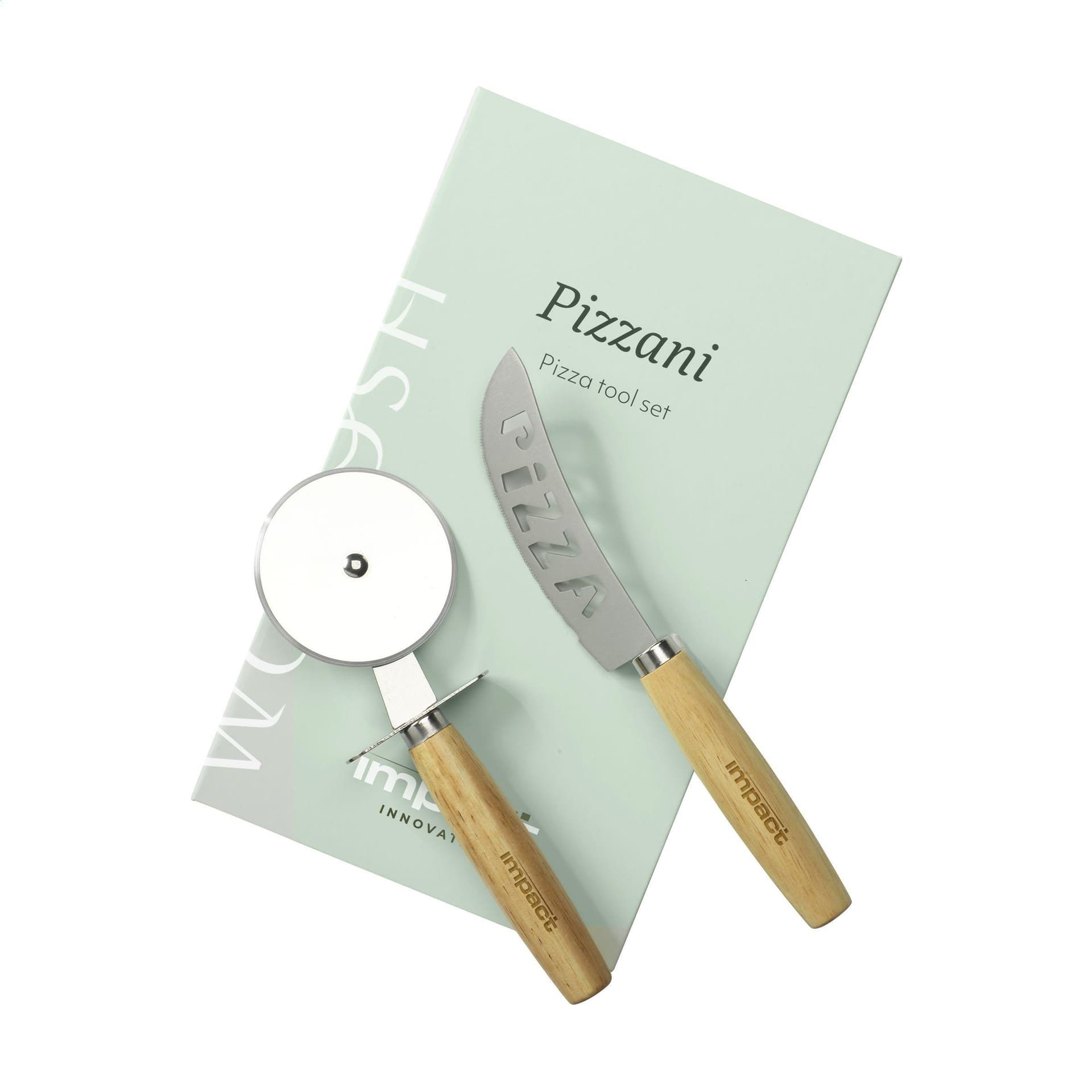Wooosh Pizzani Pizza Tool Set, coloris Brun bois