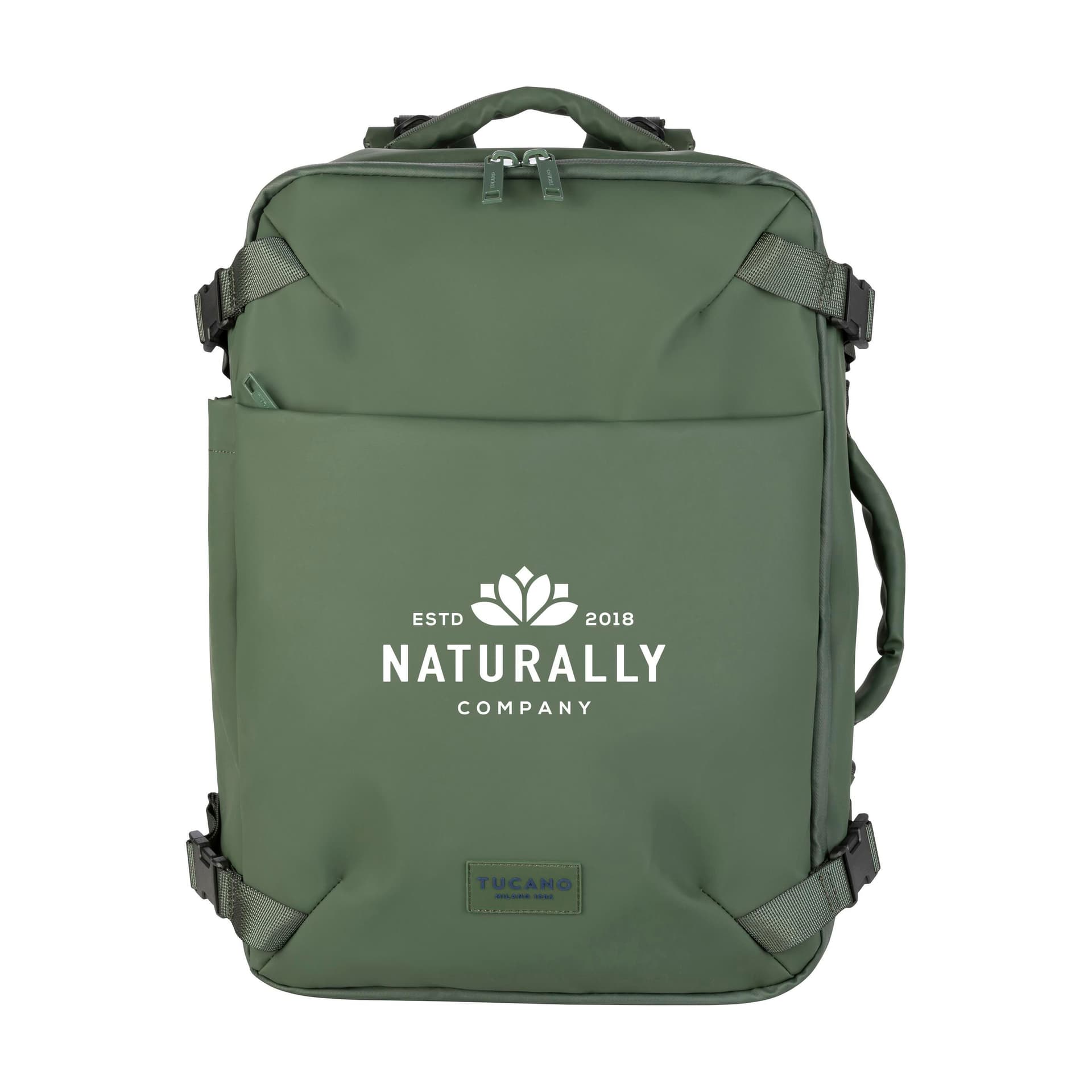Tucano Tugo Dry Cabin Backpack 15,6 inch bagage cabine, coloris Vert foncé