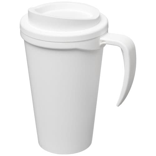 Mug isolant Americano 350 ml personnalisé : Blanc