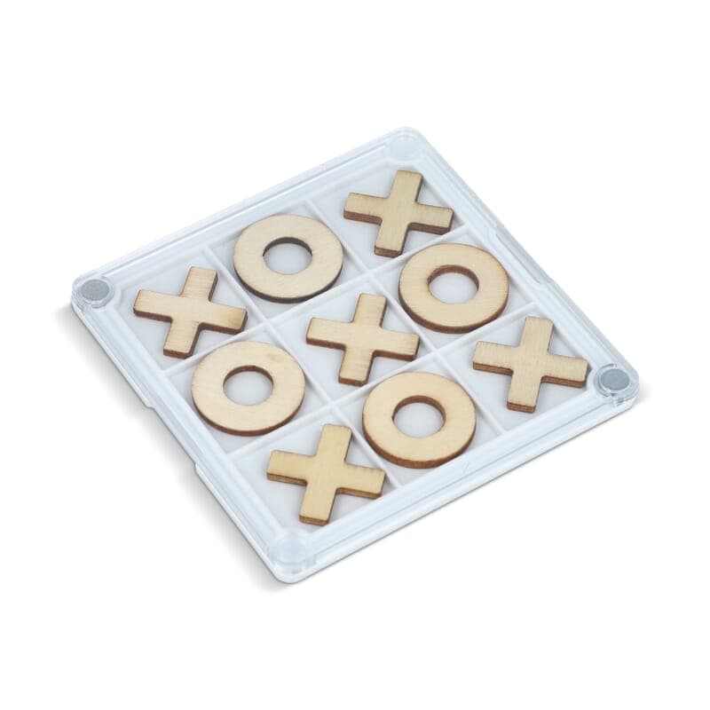Sous-verre Tic-Tac-Toe : Blanc