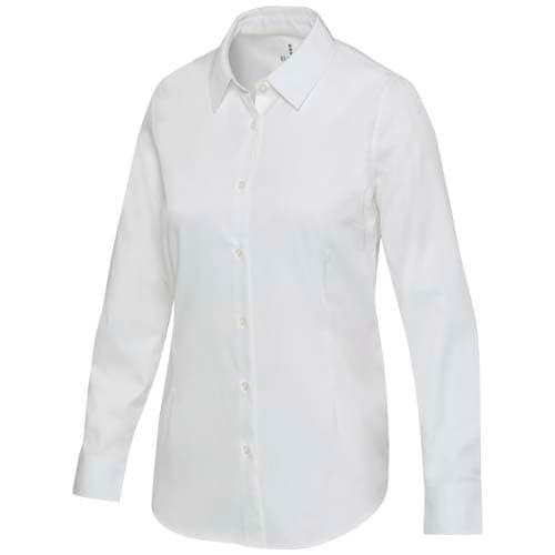 Chemise en sergé femme de 185 g/m² Citrine : Blanc