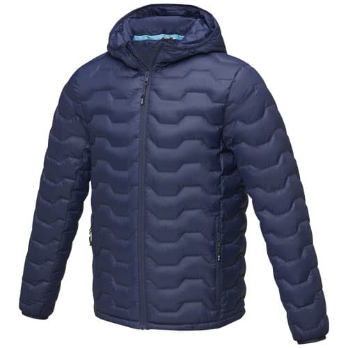 Veste duvet recyclé homme personnalisée, coloris Marine