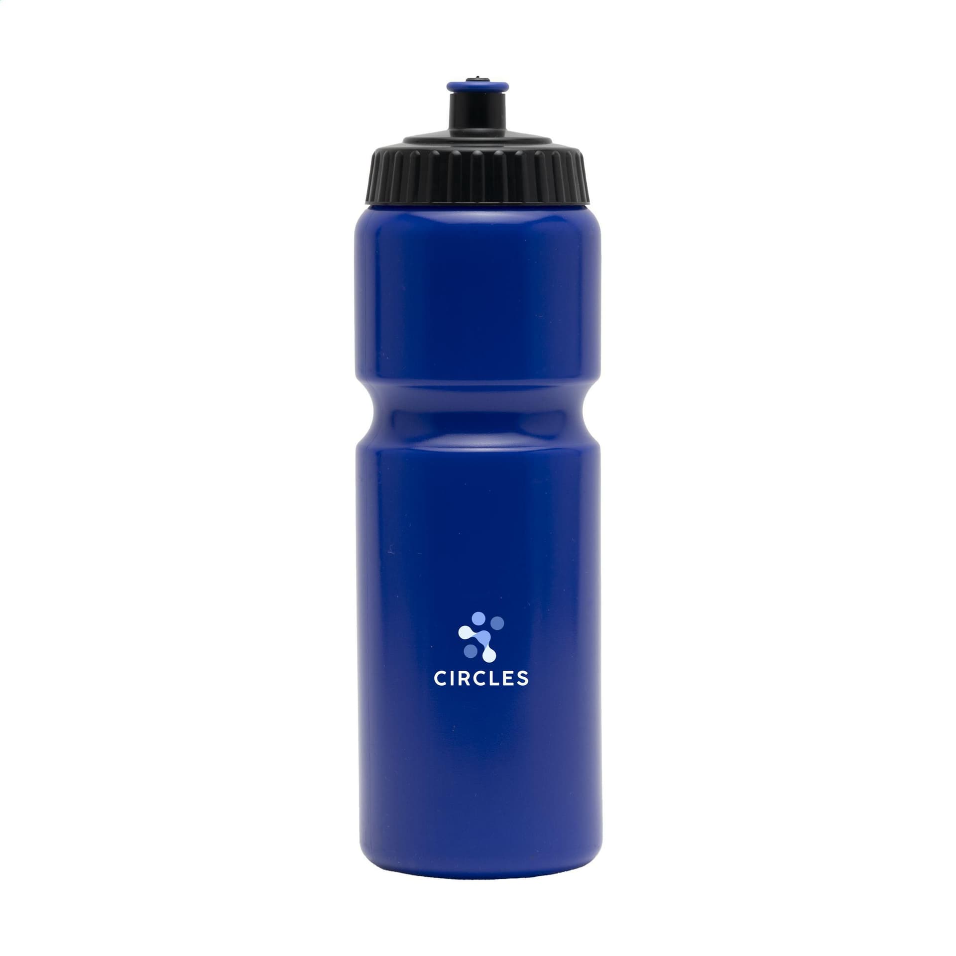 Bidon 750 ml antifuite personnalisé, coloris Bleu/noir