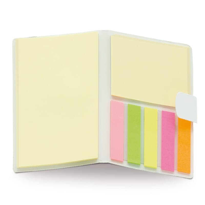 Carnet avec marques pages : Blanc