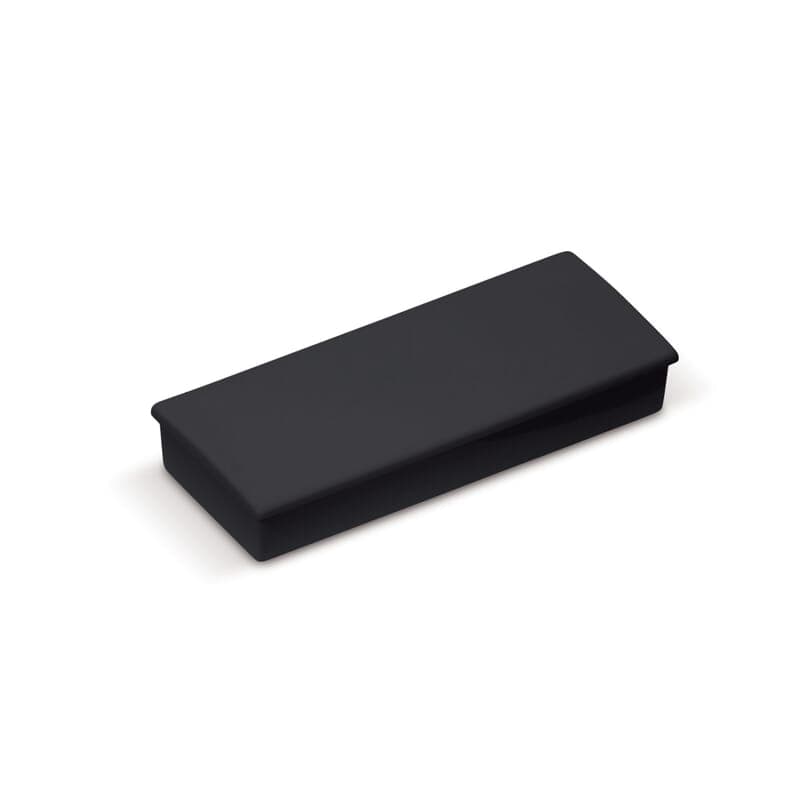 Aimant rectangulaire 5,5 x 2,2 cm personnalisé, coloris Noir