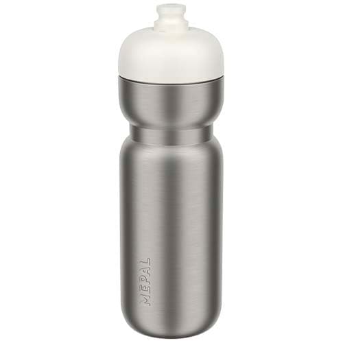 Bouteille de sport mepal Pull en acier inoxydable de 800 ml : Blanc