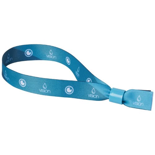 Bracelet plastique festival sublimation El, coloris Bleu