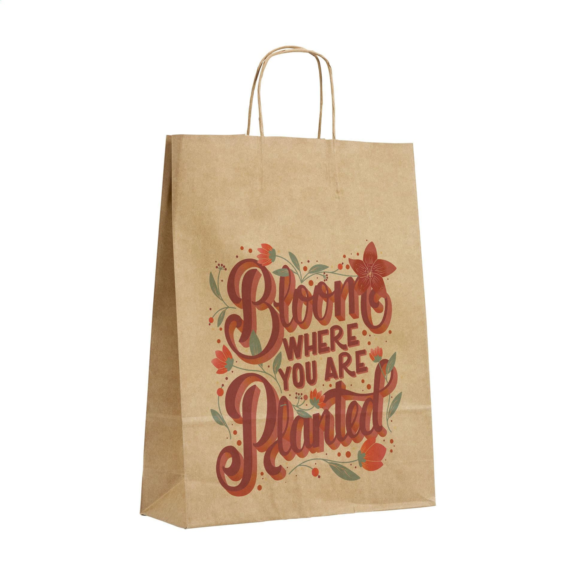 Pagari Paper Bag A3 sac en papier, coloris Brun