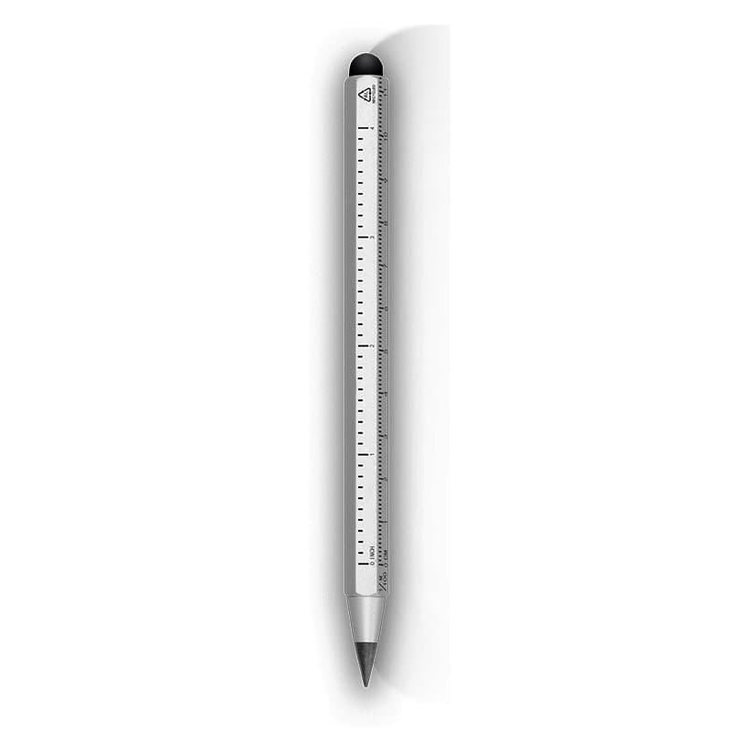 Crayon permanent en aluminium recycle, coloris Argent