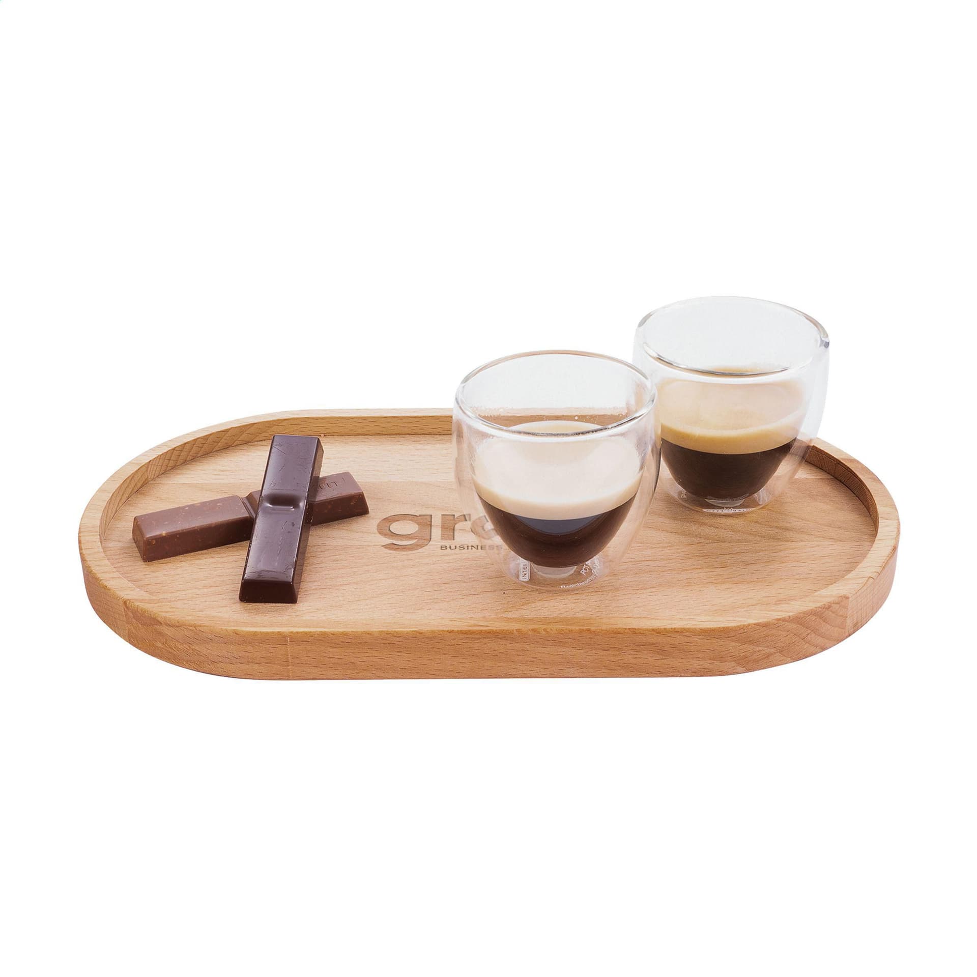 Bowls and Dishes - Bois de hêtre - Plateau de Service Ovale 27 cm, coloris Brun