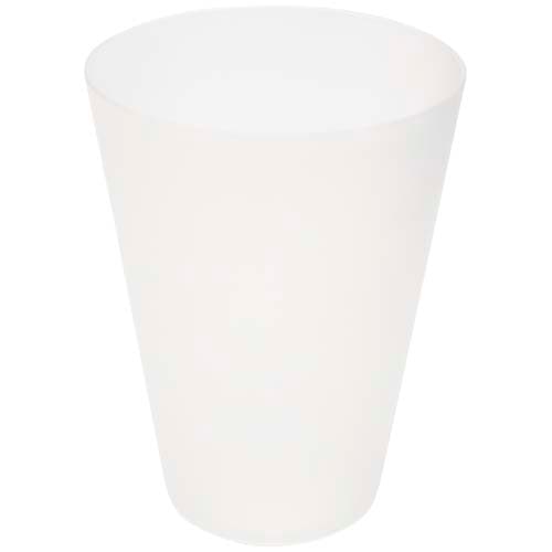 Gobelet Glastonbury en plastique réutilisable de 300 ml : Givré