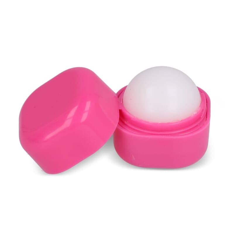Baume à lèvres cubique en ABS recyclé, coloris Rose