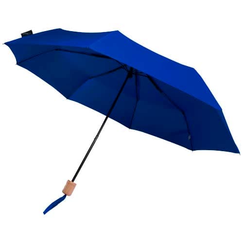 Parapluie pliable 21 pouces manuel personnalisé, coloris Bleu royal