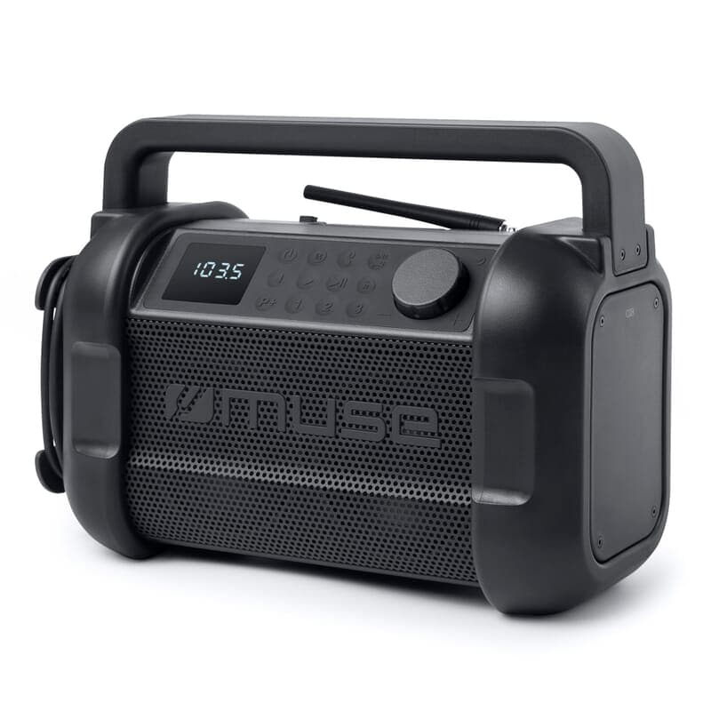 M-928 | Muse radio de travail avec bluetooth 20W radio FM : Noir