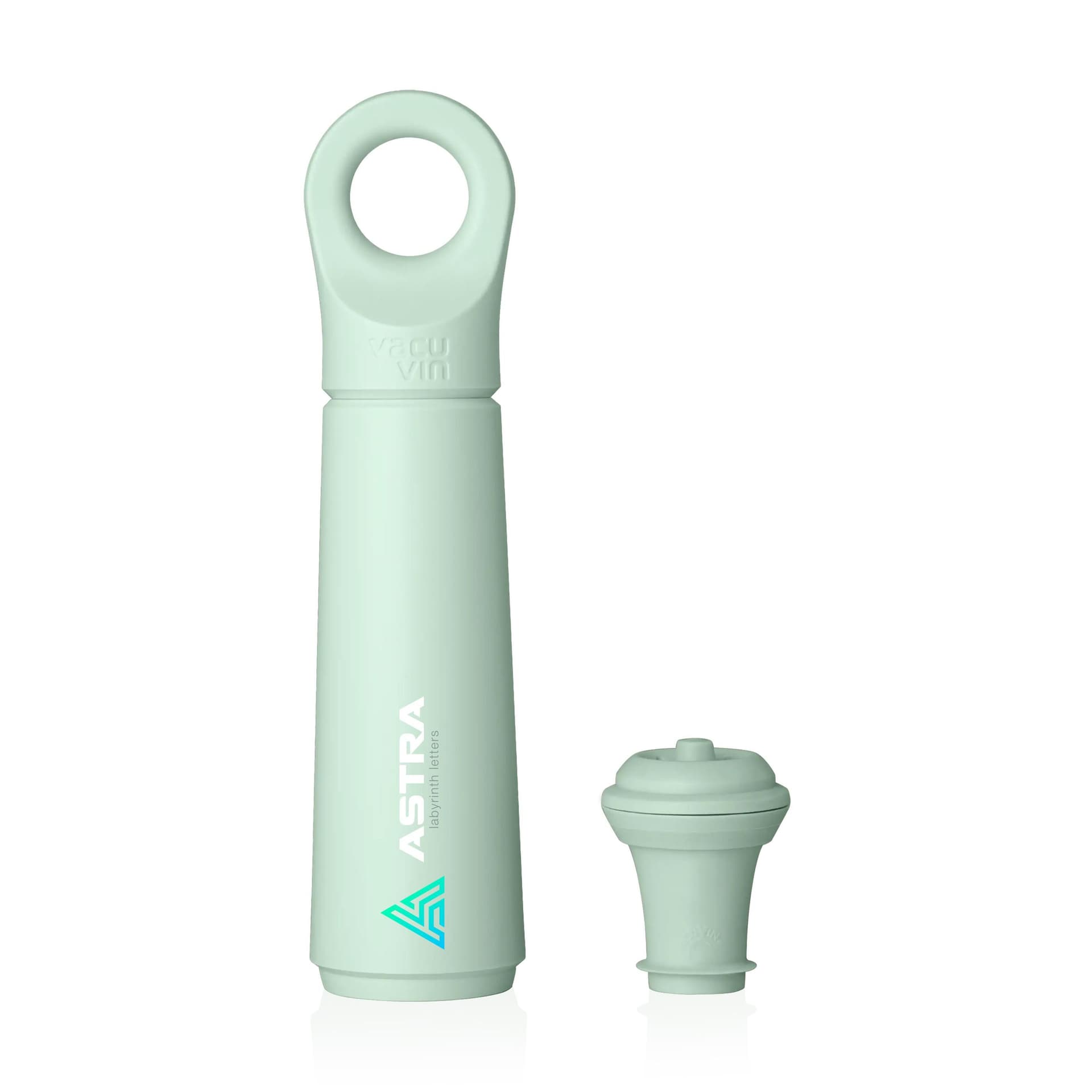 Vacu Vin Wine Saver Loop pompe à vide pour le vin, coloris Vert jade