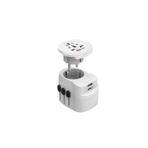 Adaptateur universel SKROSS® PRO Light USB AC30PD, coloris Blanc