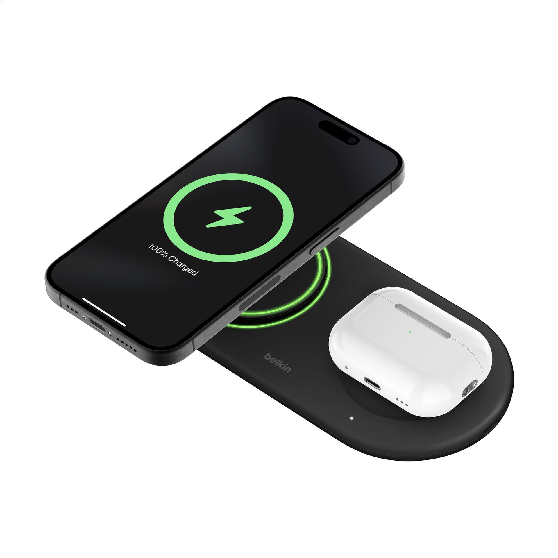 Belkin BoostCharge Pro 2-in-1 Pad EU : Noir