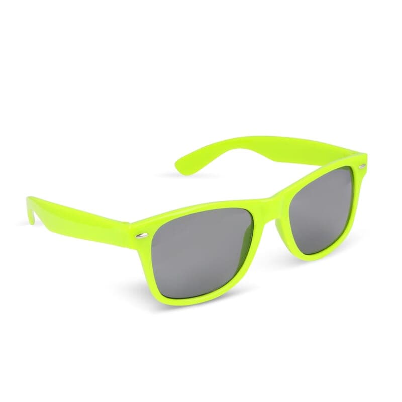 Lunettes de soleil PC recyclé personnalisées, coloris Vert clair