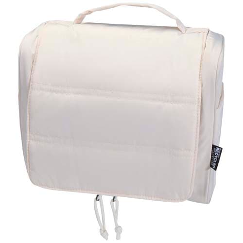 Trousse de toilette à suspendre Puffer recyclée et certifiée GRS de 8 L : Grès