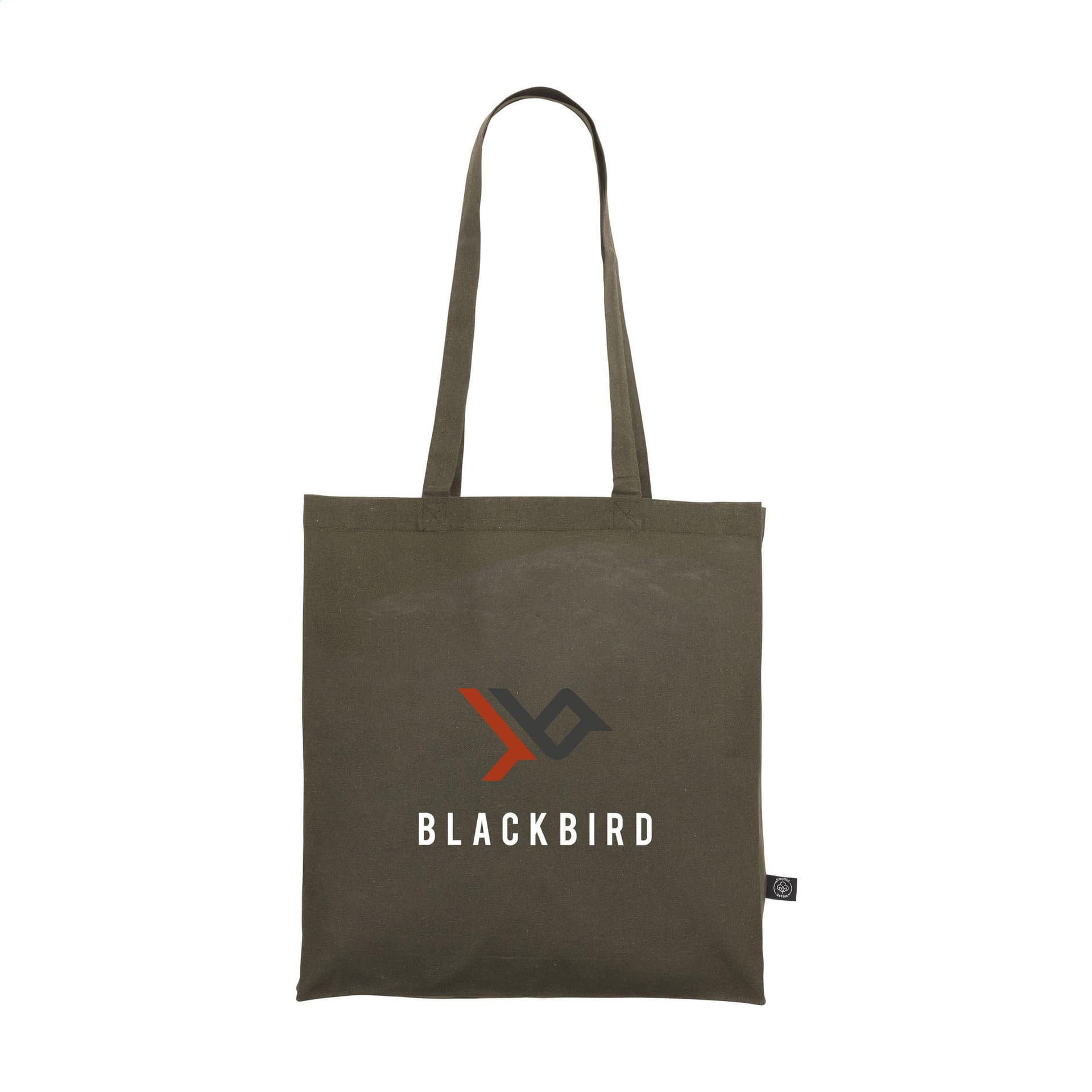 Colour Square Bag GRS Recycled Cotton (150 g/m²) sac, coloris Vert olive