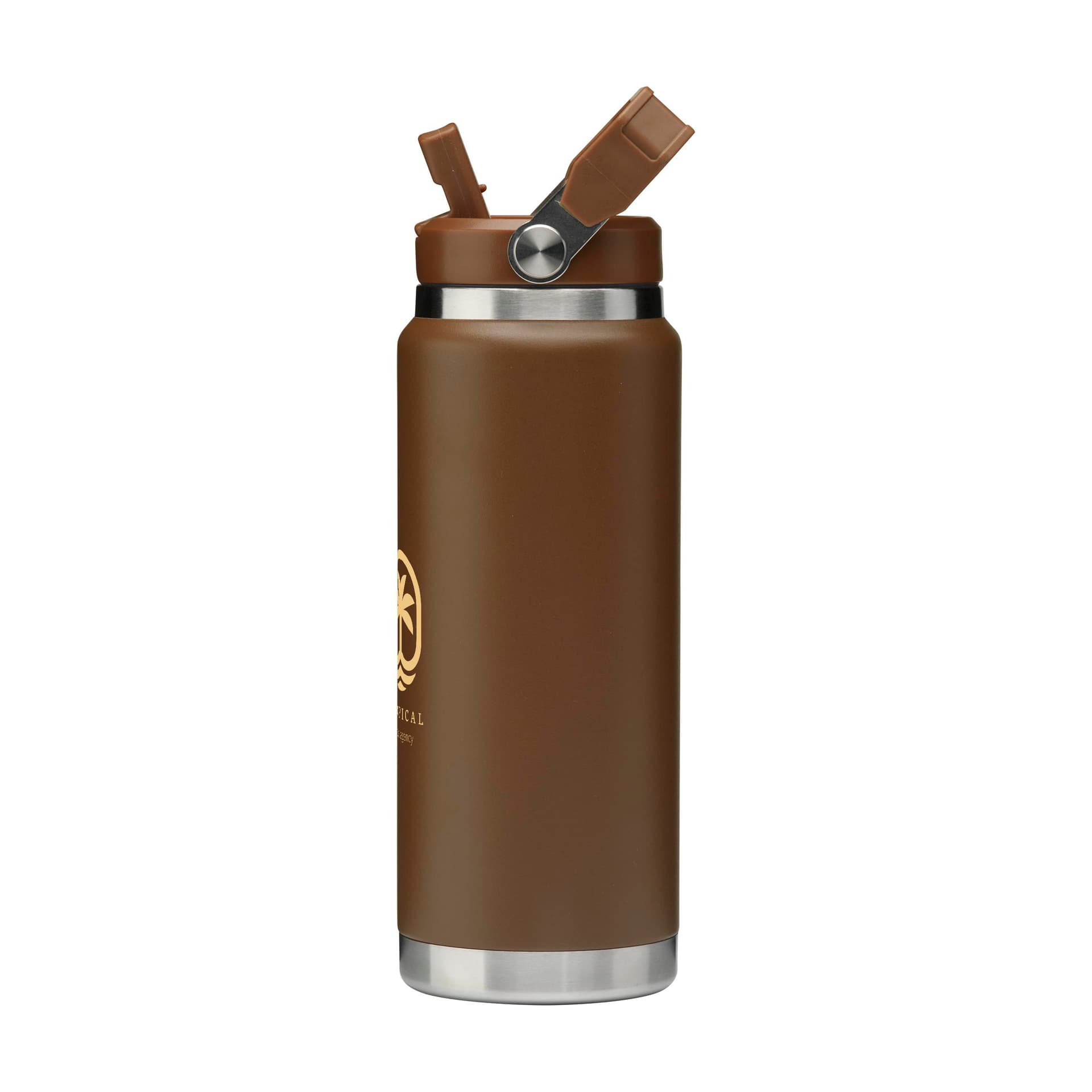 AnthronSquare RCS Steel Flask 900 ml bouteille : Brun