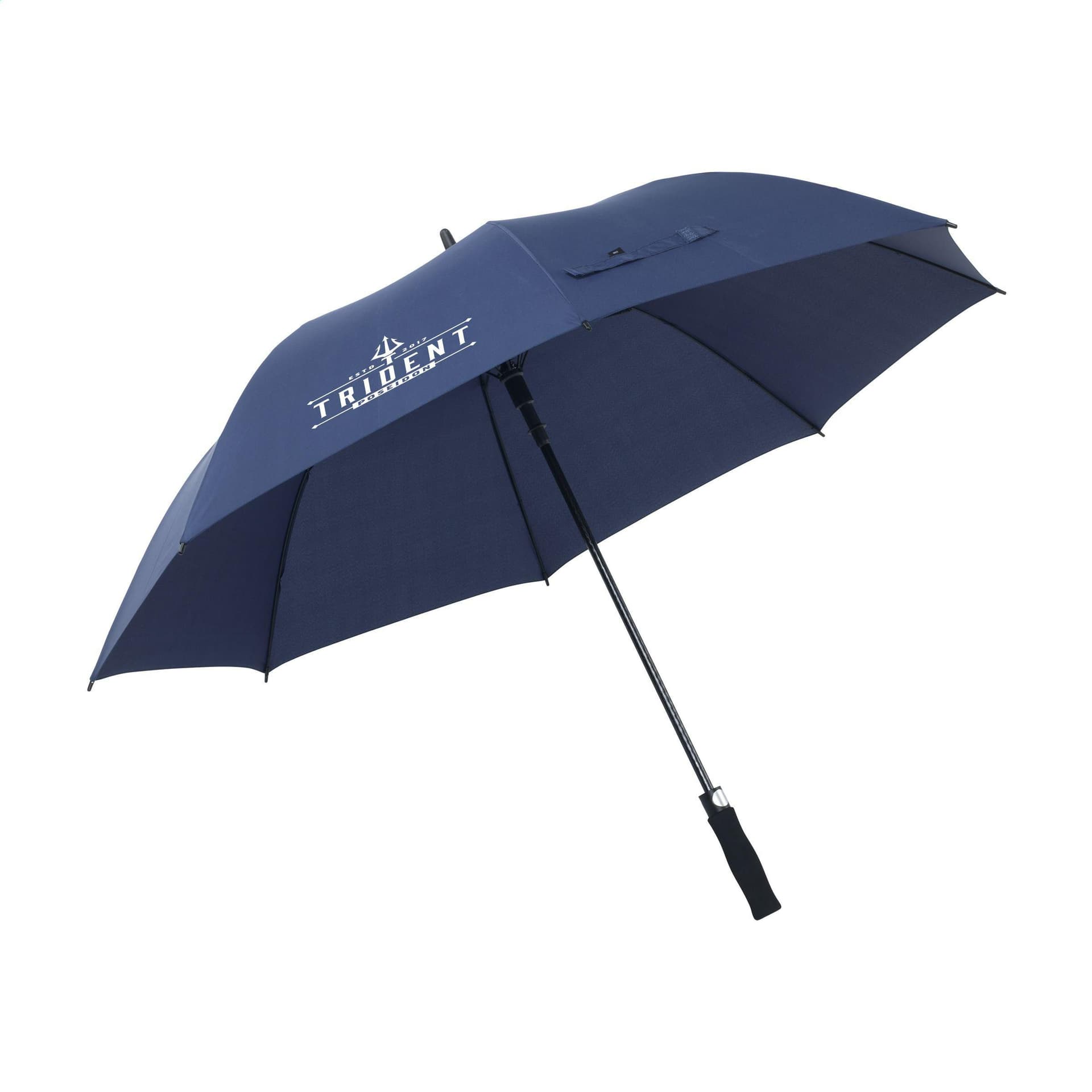 Parapluie 132 cm rPET personnalisé : Bleu marine