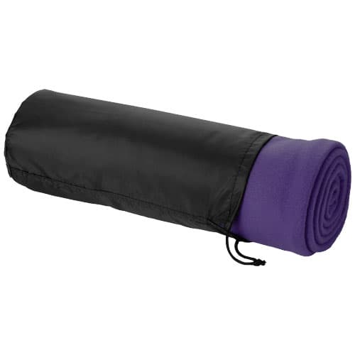 Couverture polaire 150x120 cm personnalisée, coloris Violet