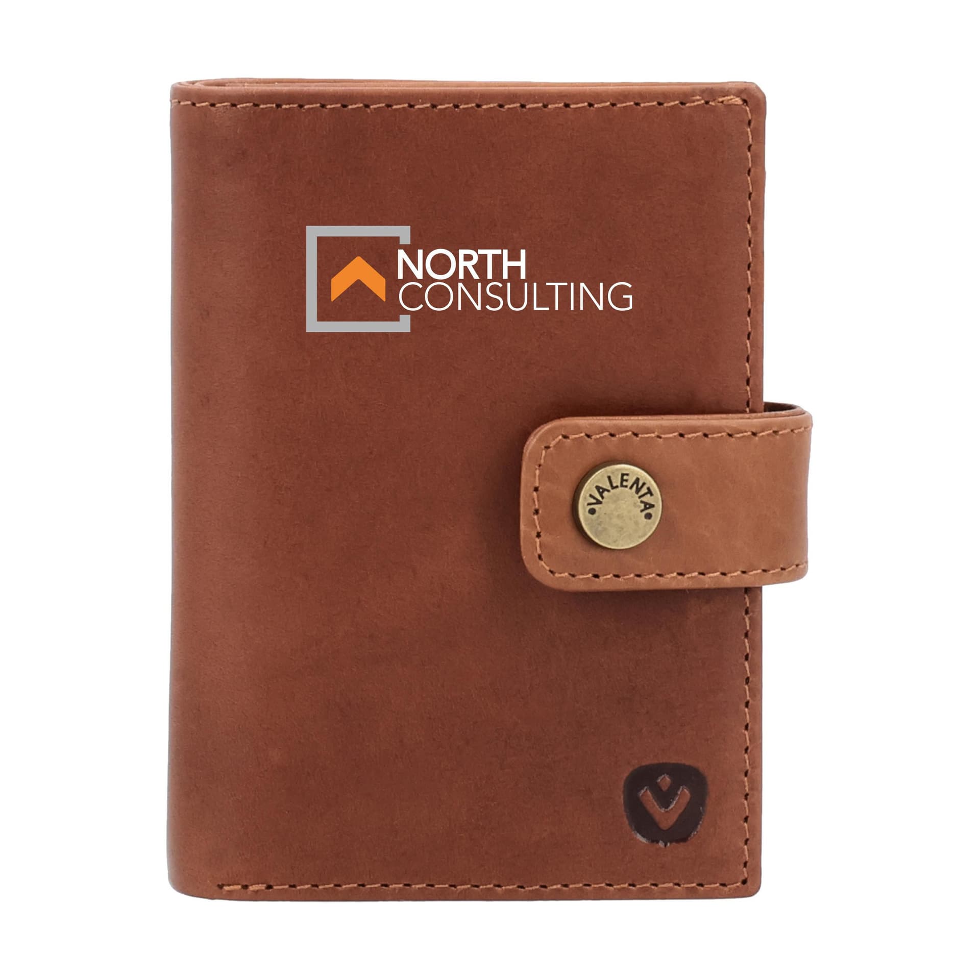 Valenta Card Wallet Leather MagSafe Luxe, coloris Brun