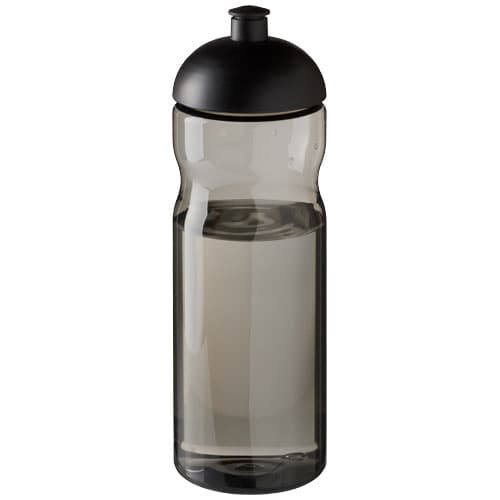 Bouteille de sport H2O Active® Eco Base 650ml avec couvercle dôme : Charbon / Noir