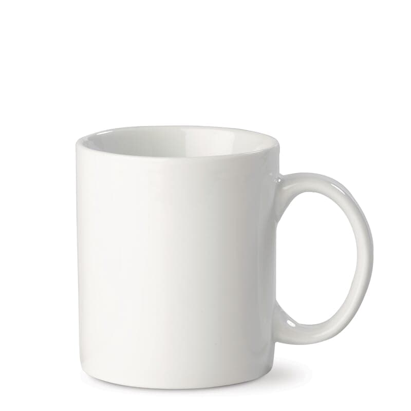 Mug en grès cérame 300 ml personnalisé, coloris Blanc